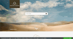 Desktop Screenshot of cercledesvacances.com
